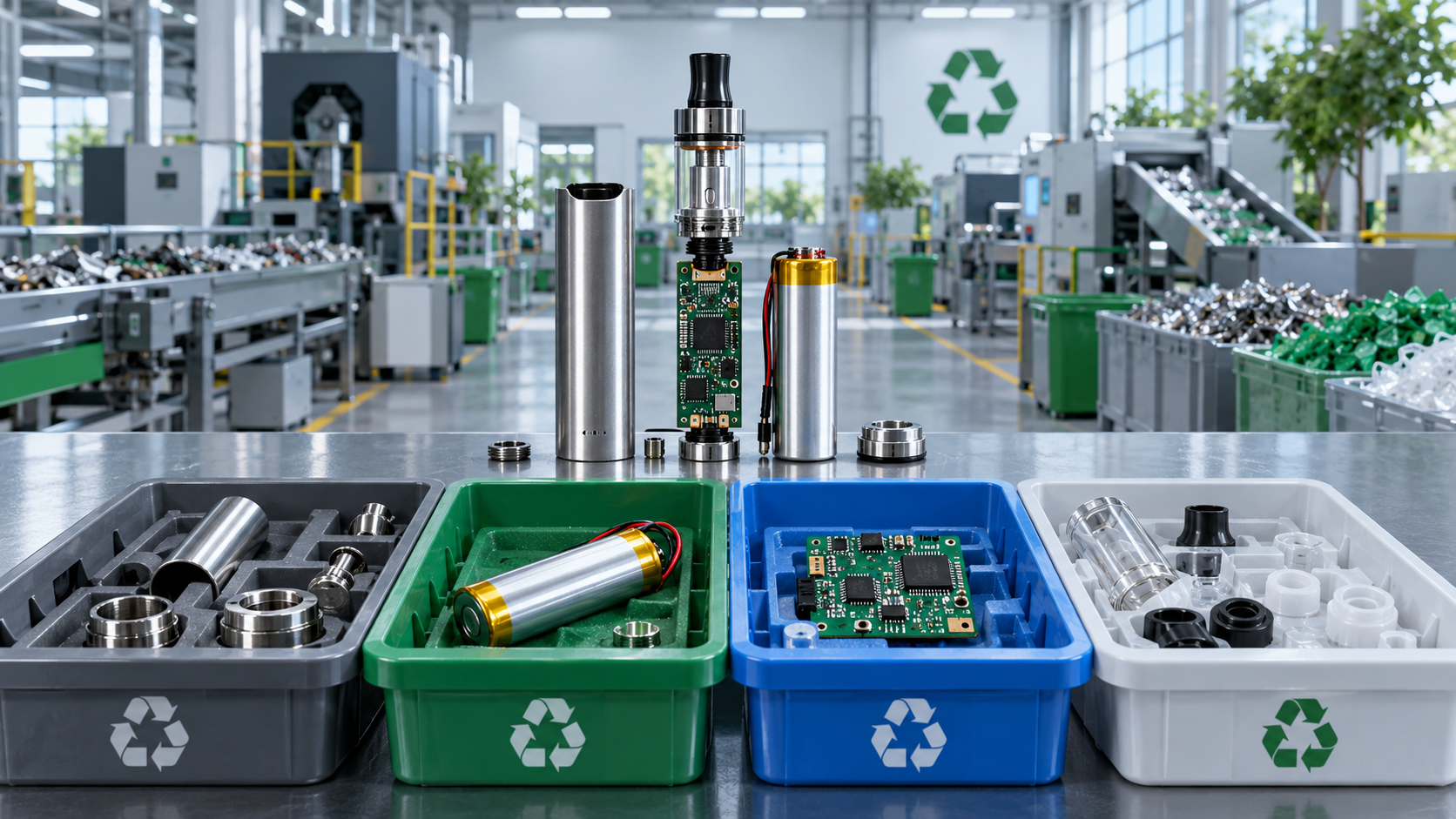 Can sustainable vape environmental design reduce disposable device waste?