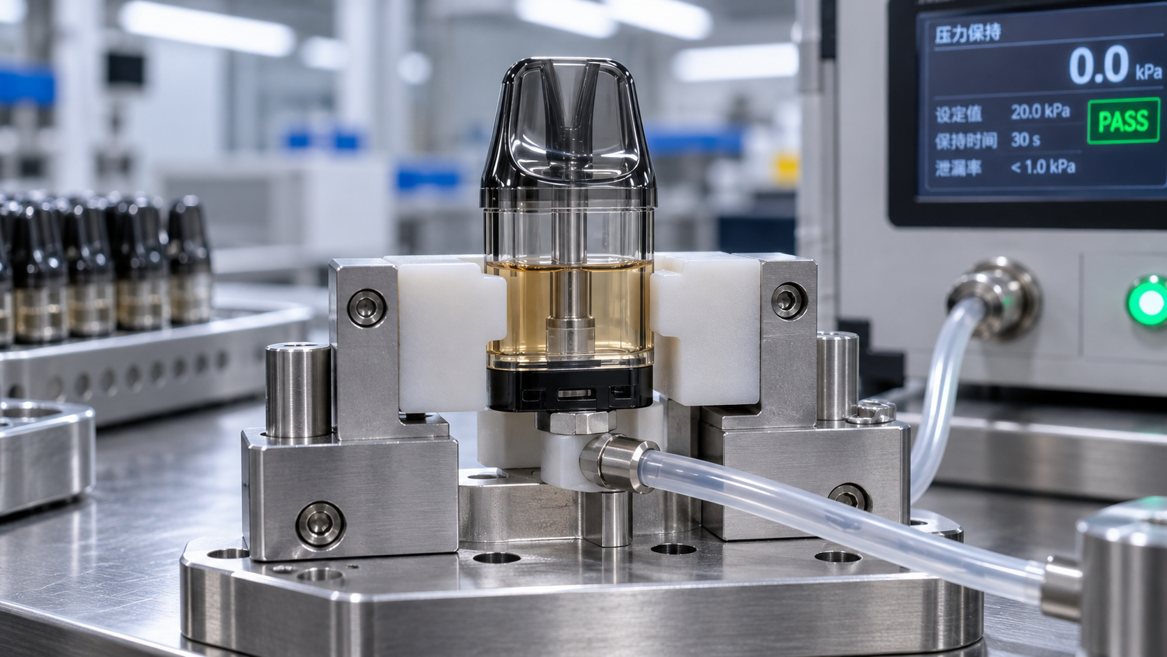 How to set leak detection thresholds for vape pod systems