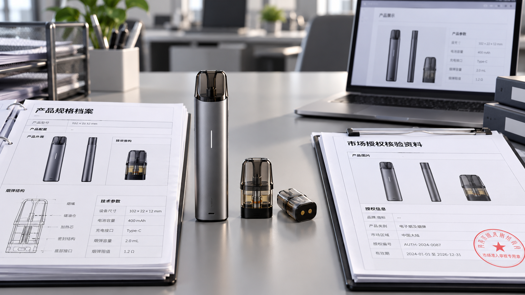 When do US vape market entry regulations require FDA authorization?