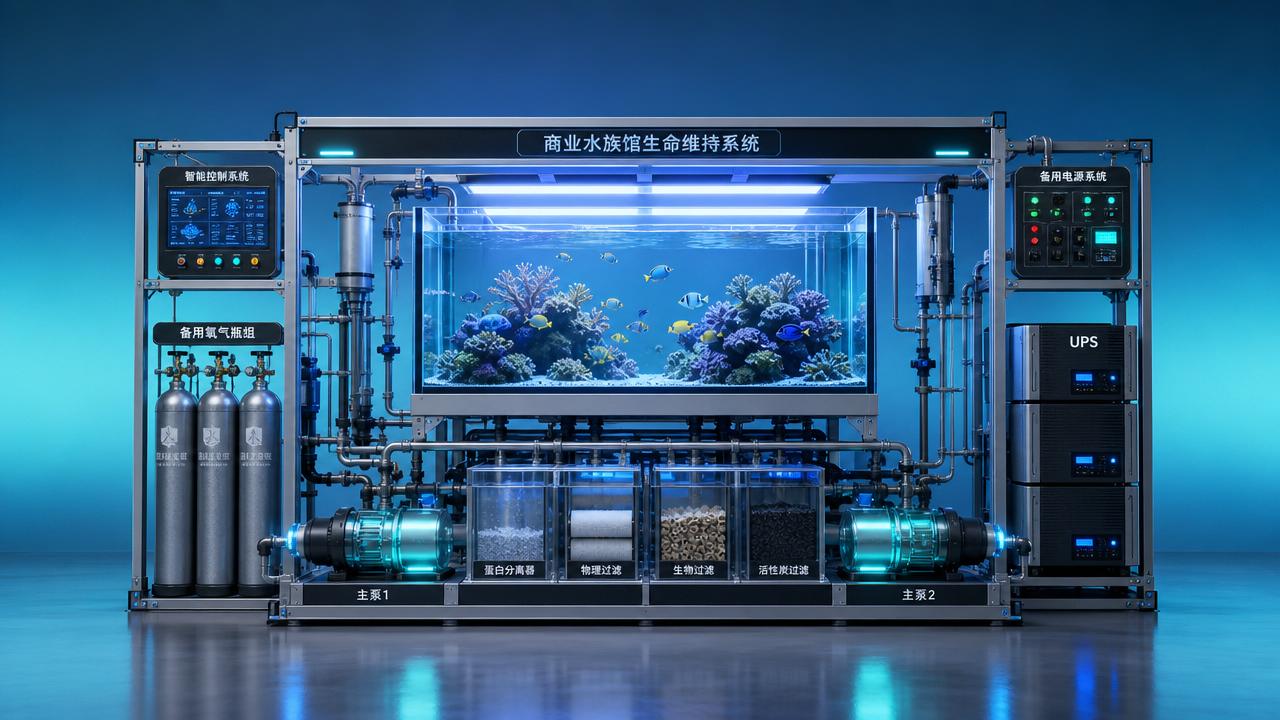 Why aquarium life support systems need redundancy Why aquarium life support systems need redundancy