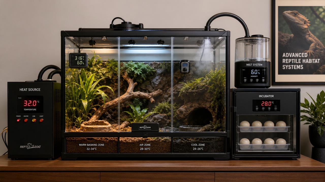 Temperature and Humidity Control Basics for Stable Exotic Habitats Temperature and Humidity Control Basics for Stable Exotic Habitats