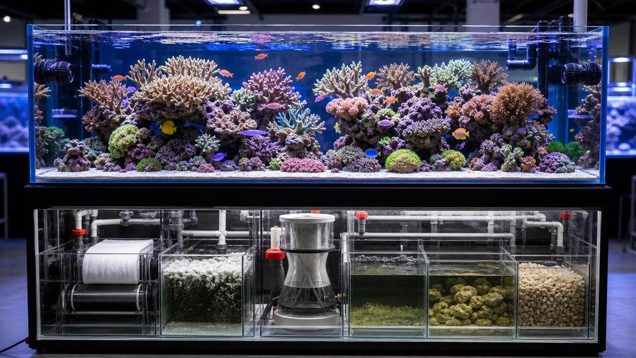Aquarium Filtration Systems for Reef Tanks: Sump, Roller, Skimmer, and Media Compared Aquarium Filtration Systems for Reef Tanks: Sump, Roller, Skimmer, and Media Compared