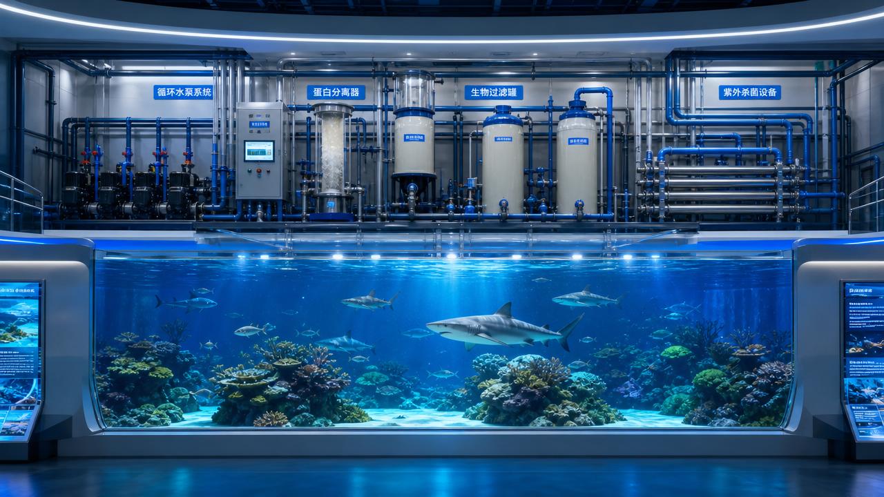 Life Support Systems Integration in Public Aquariums: Key Modules and Failure Risks