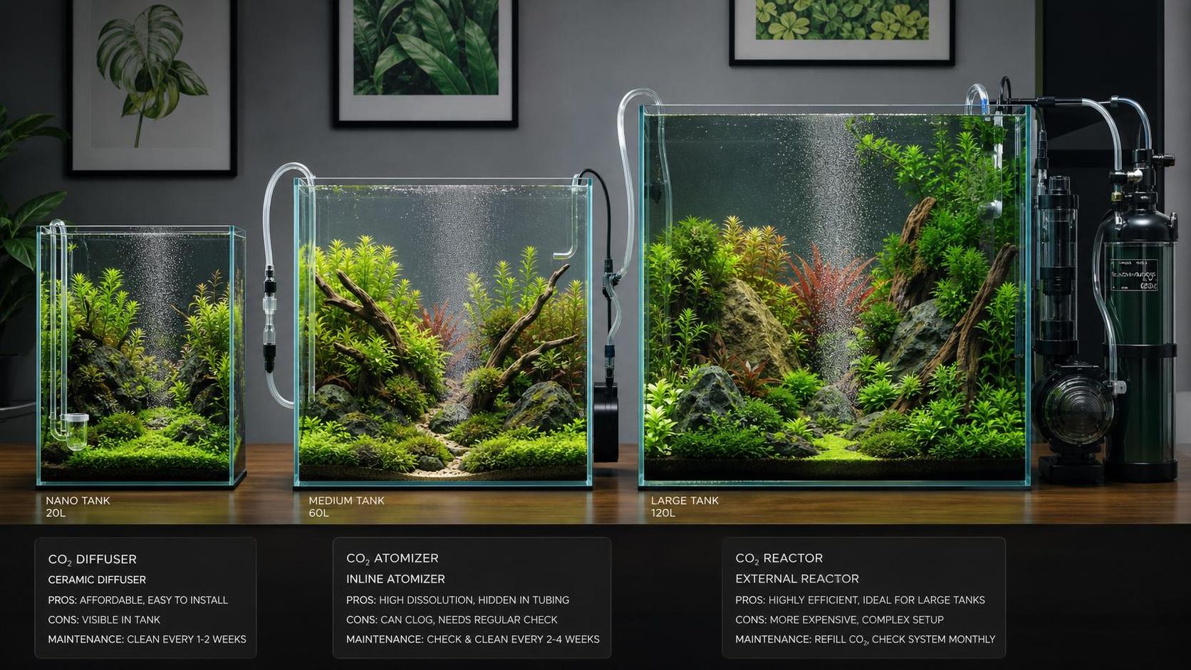 How to Choose a CO2 Diffusion System: Tank Size, Bubble Efficiency, and Maintenance How to Choose a CO2 Diffusion System: Tank Size, Bubble Efficiency, and Maintenance