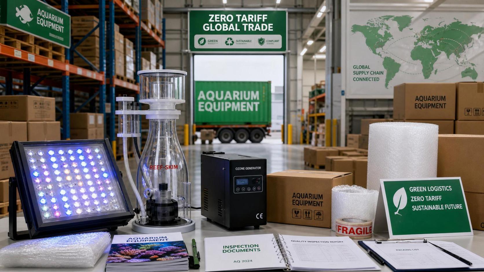RCEP Expands Zero-Tariff Access for Green Aquarium Equipment