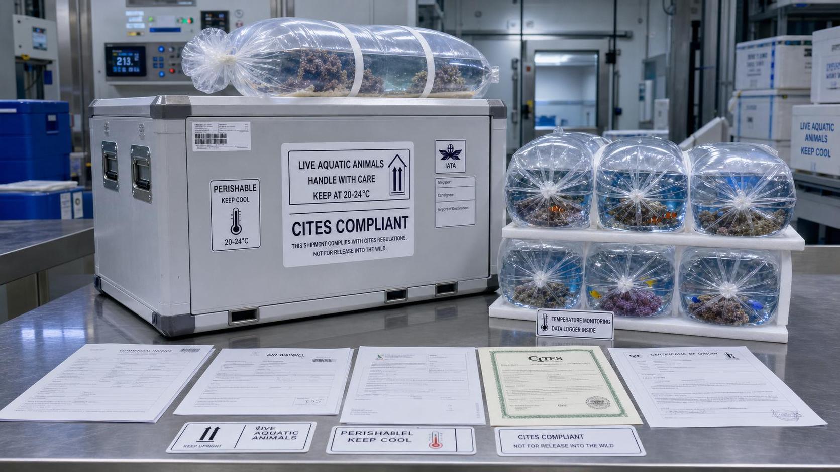 Marine Aquarium Export Trade Compliance Checklist: CITES, Packing, and Shipping Documents