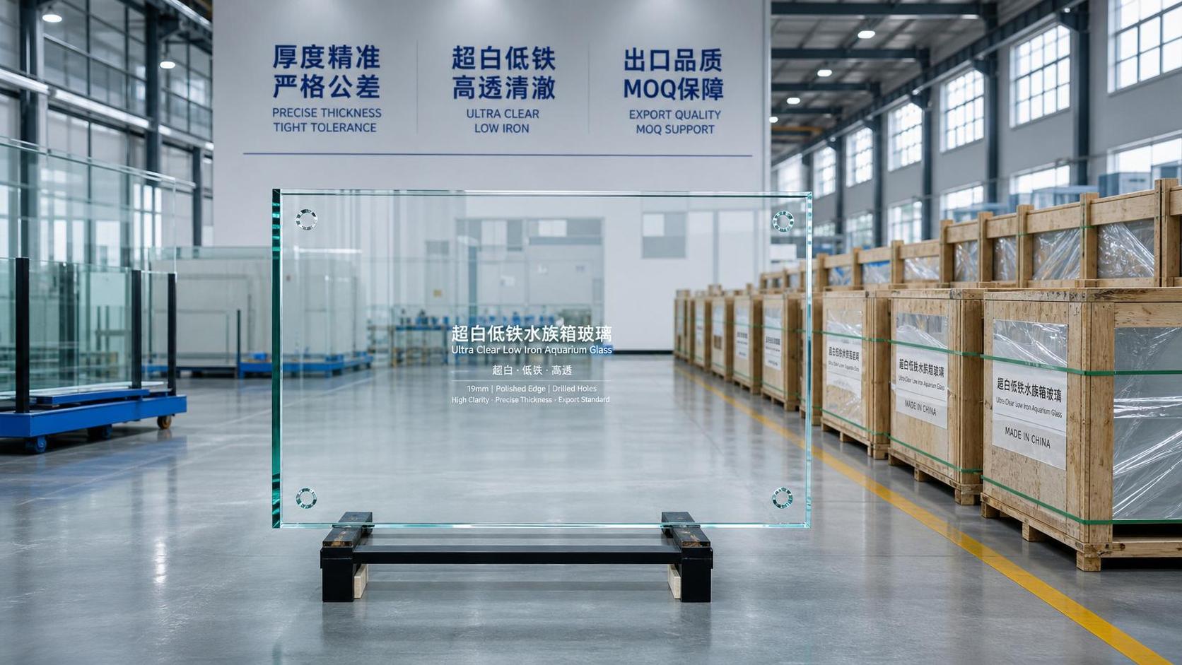 Ultra-Clear Aquarium Glass Supplier Checklist: Thickness, Iron Content, and MOQ