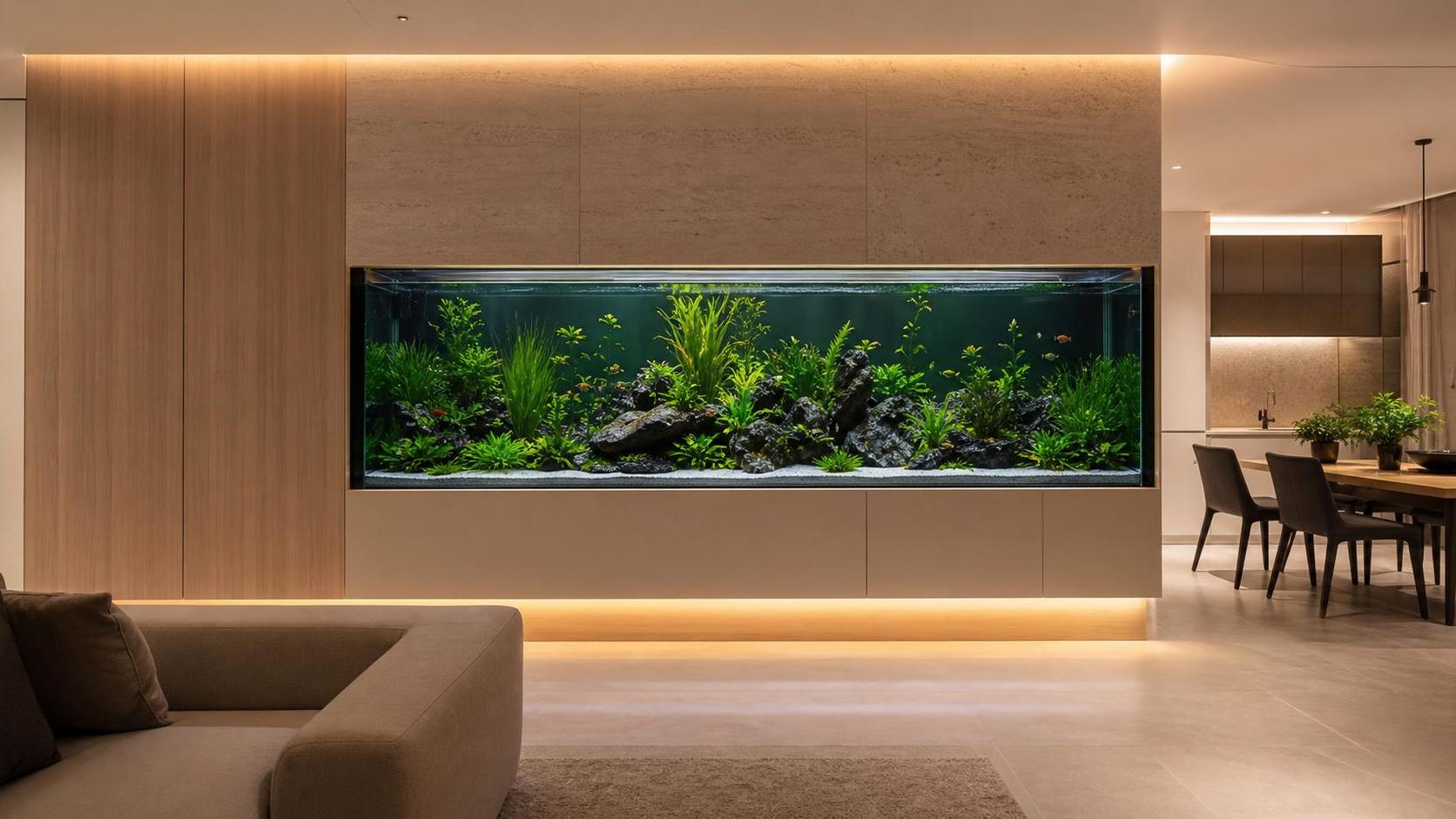 Premium Home Aquarium Design Ideas for Small Rooms, Open Layouts, and Statement Walls