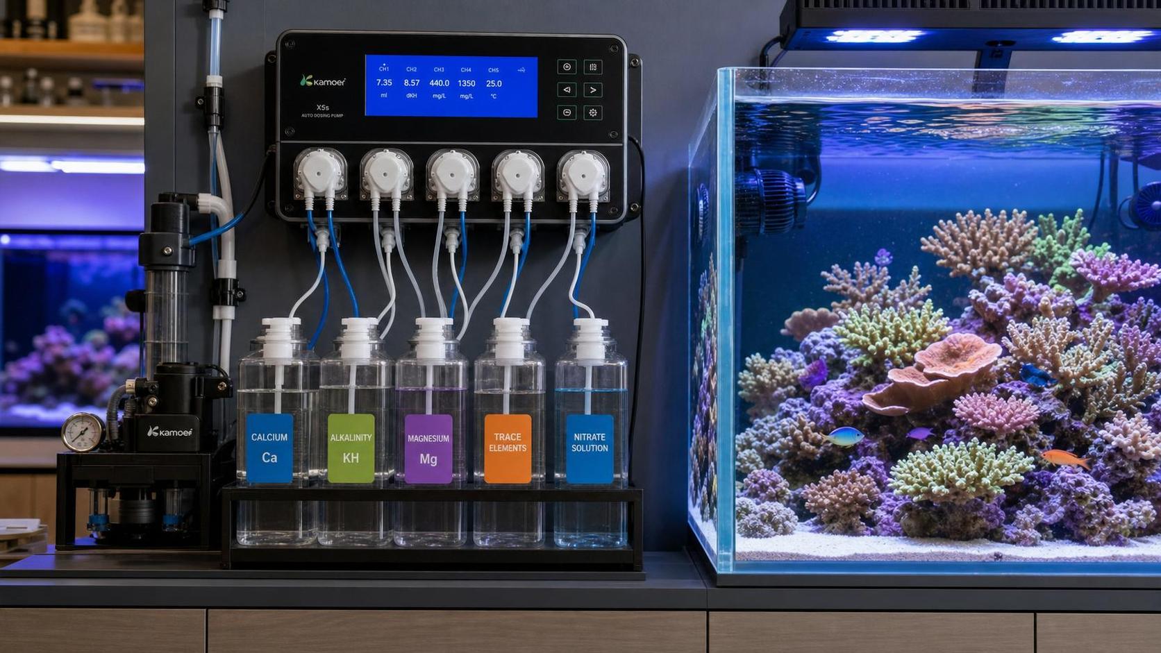Reef Dosing Systems Explained: How They Work and When Manual Dosing Is No Longer Enough