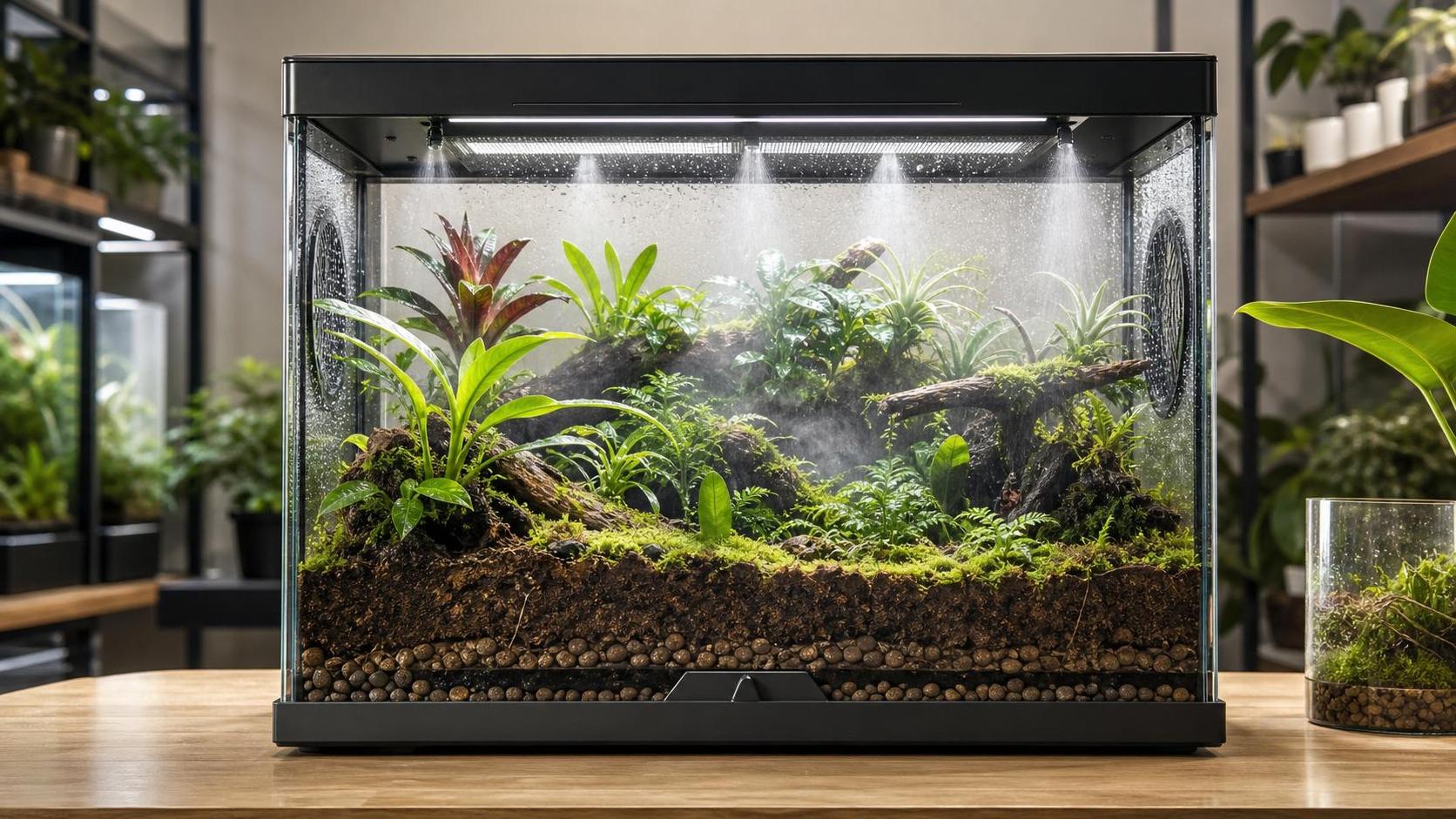 Bioactive Vivarium Humidity Control: How to Balance Misting, Ventilation, and Drainage