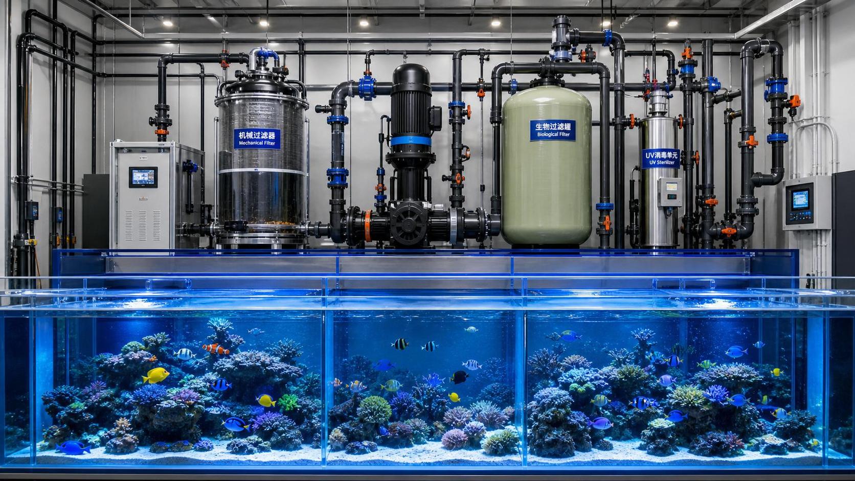Commercial Aquarium Life Support Systems: What to Compare Before Specifying Equipment Commercial Aquarium Life Support Systems: What to Compare Before Specifying Equipment
