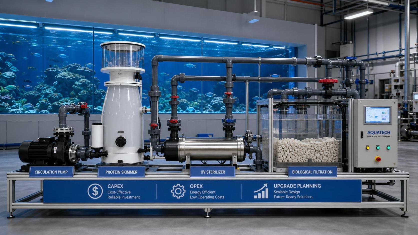 Commercial Aquarium Life Support Cost Breakdown: CAPEX, OPEX, and Upgrade Planning Commercial Aquarium Life Support Cost Breakdown: CAPEX, OPEX, and Upgrade Planning