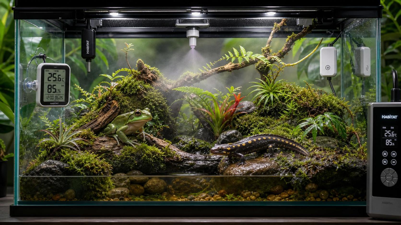 Smart Terrarium Controls for Amphibians: Solving Humidity Swings and Overheating Risks