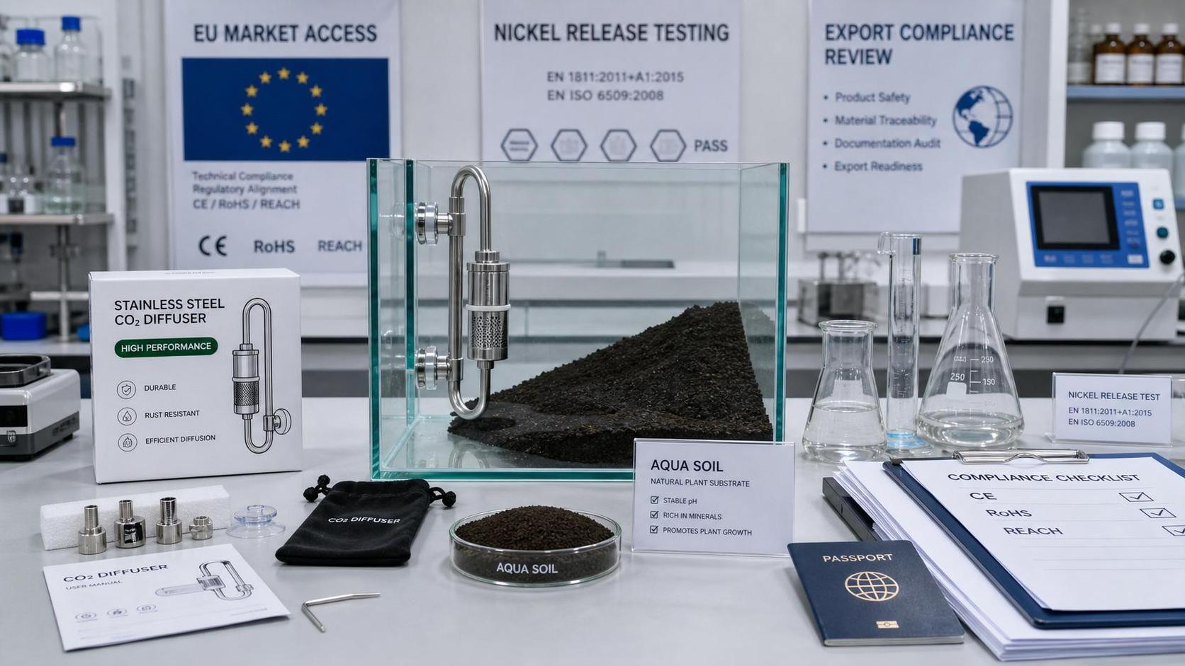EU REACH Adds Nickel Release Limit for Aquarium CO2 Diffusers EU REACH Adds Nickel Release Limit for Aquarium CO2 Diffusers