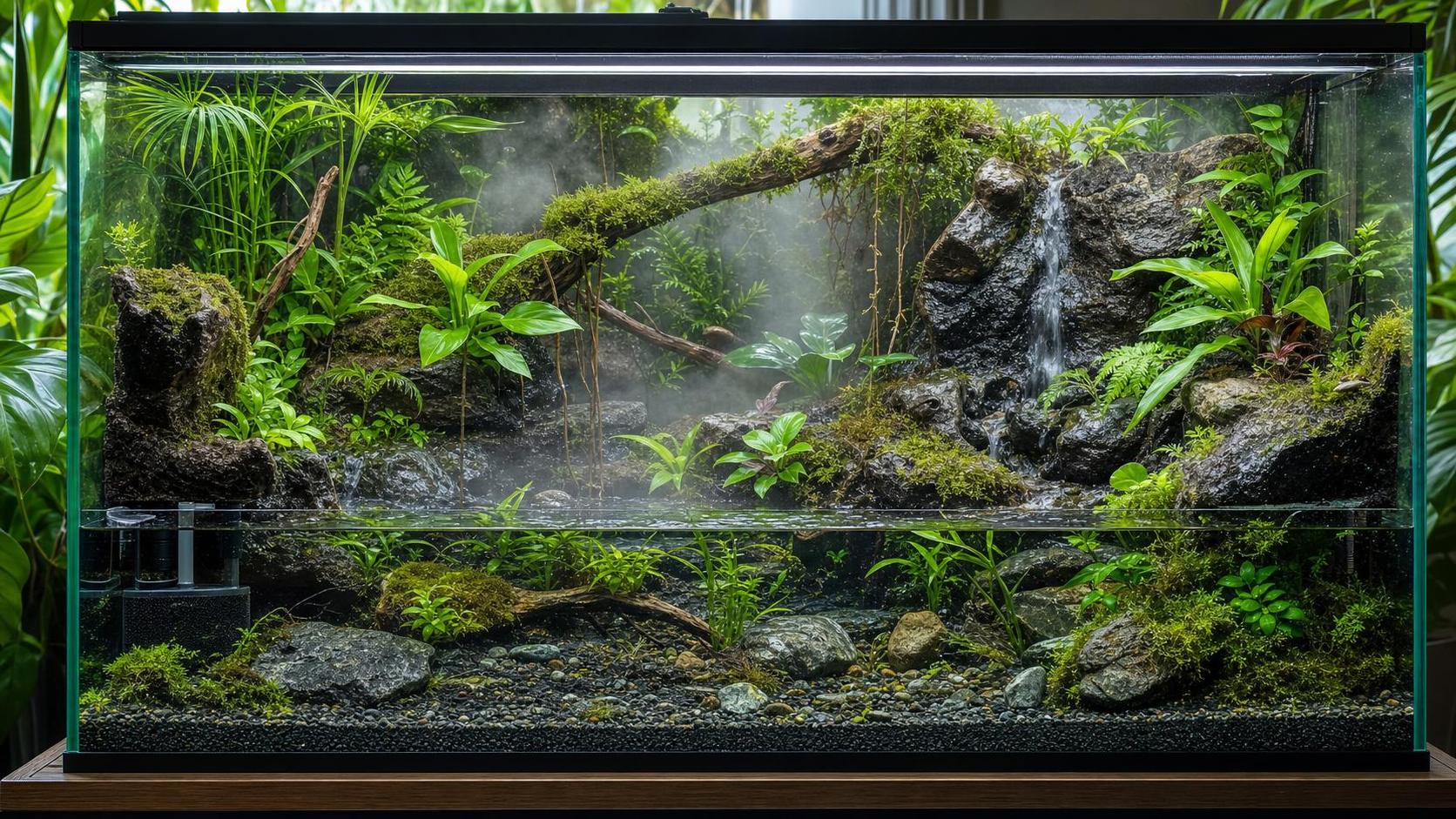 Paludarium System Filtration Options: How to Balance Water Clarity and Humidity Paludarium System Filtration Options: How to Balance Water Clarity and Humidity