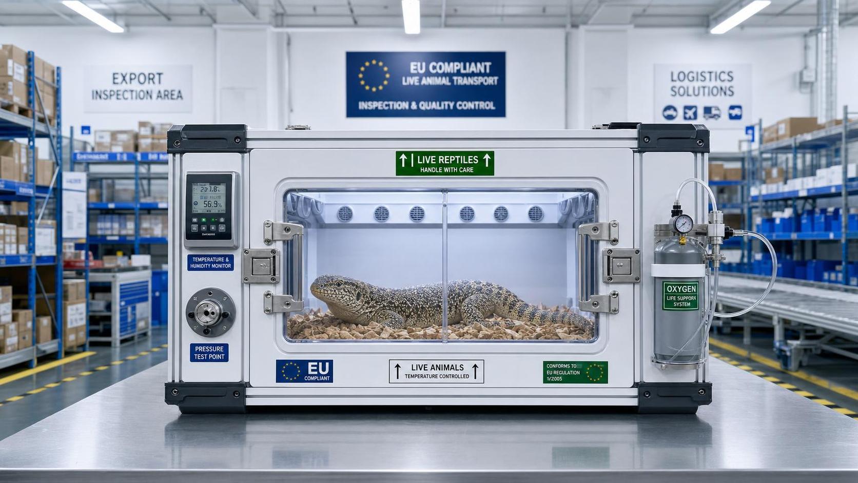 EU Rule Tightens Reptile Transport Cabin Compliance EU Rule Tightens Reptile Transport Cabin Compliance