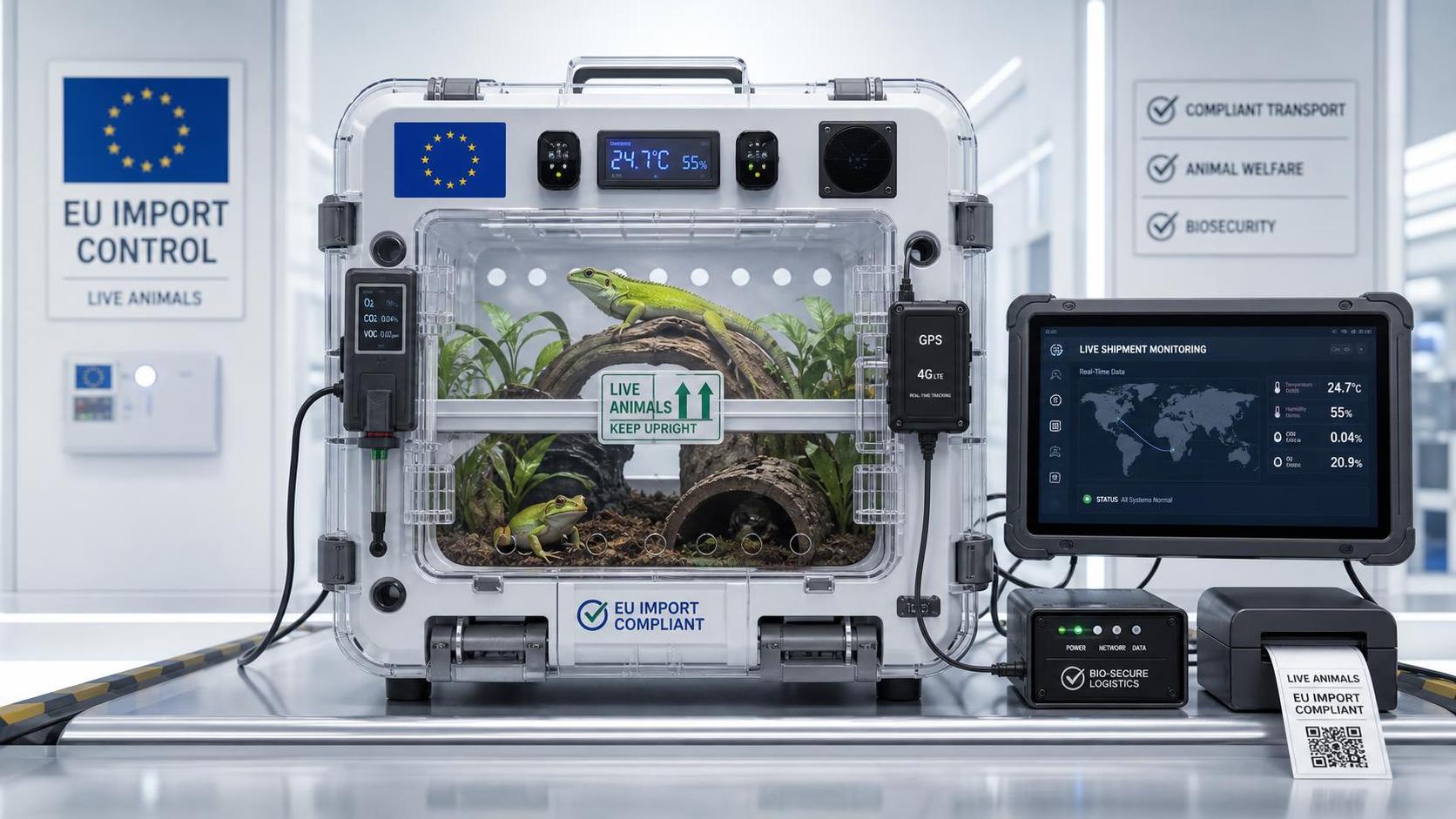 EU Tightens Live Reptile and Amphibian Transport Data Rules