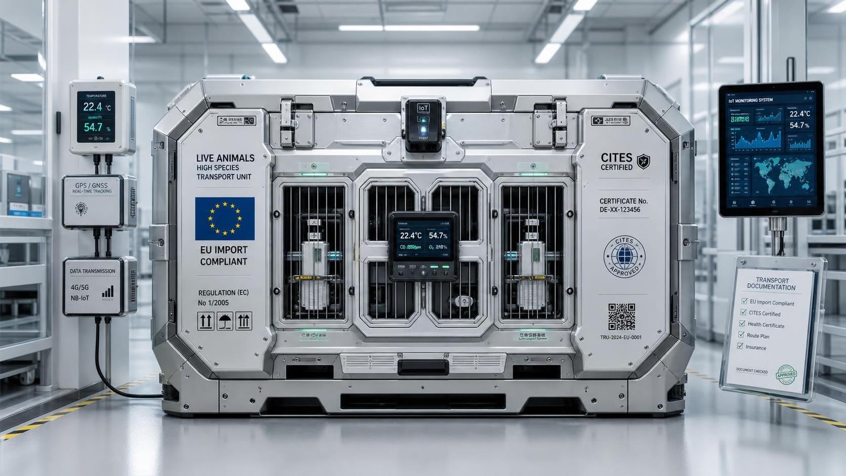 EU Rule Adds CITES-Certified IoT to Animal Transport Cabins