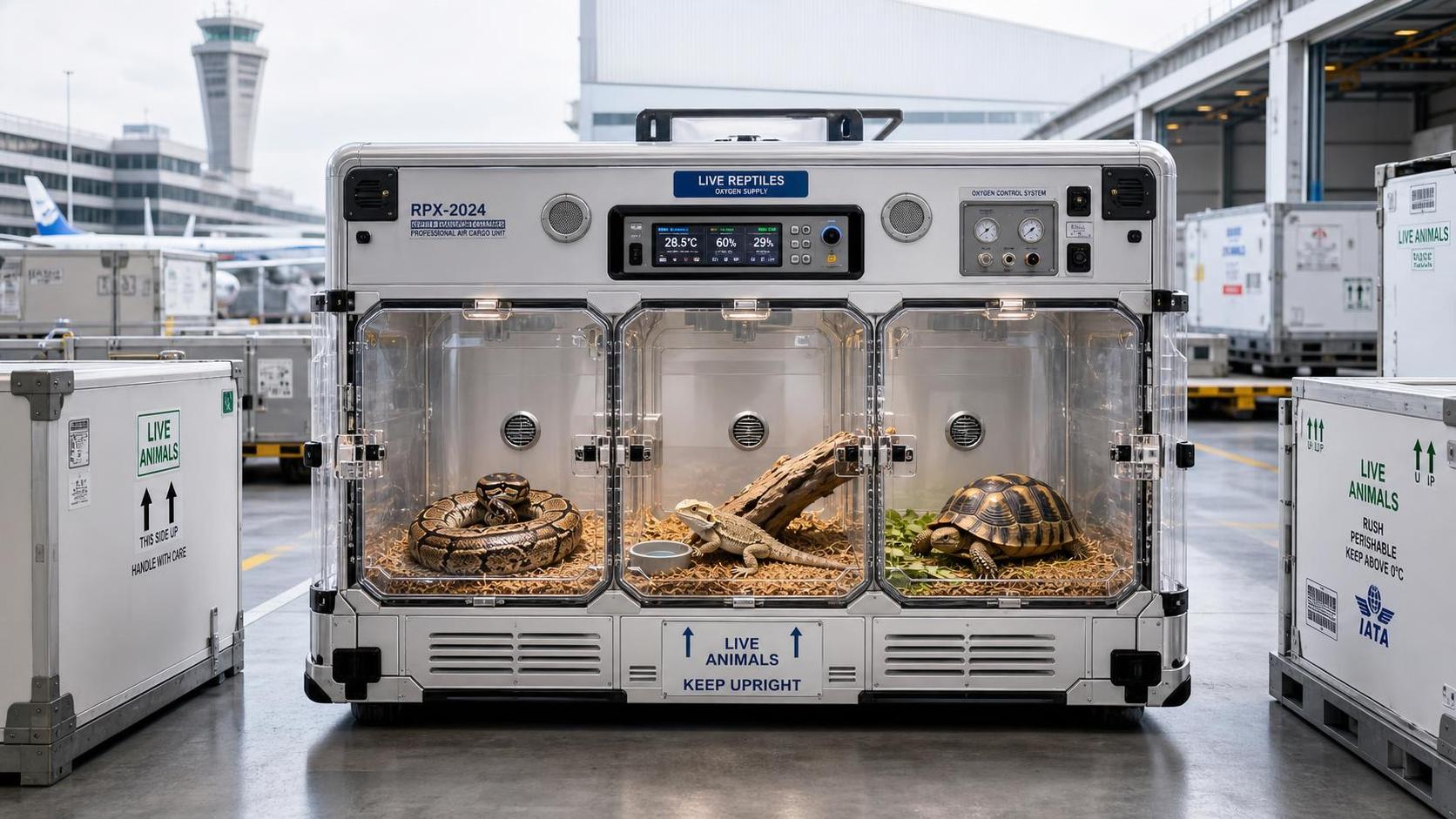 CITES Mandates ICU Oxygen Cabins for Live Reptile Air Shipments CITES Mandates ICU Oxygen Cabins for Live Reptile Air Shipments