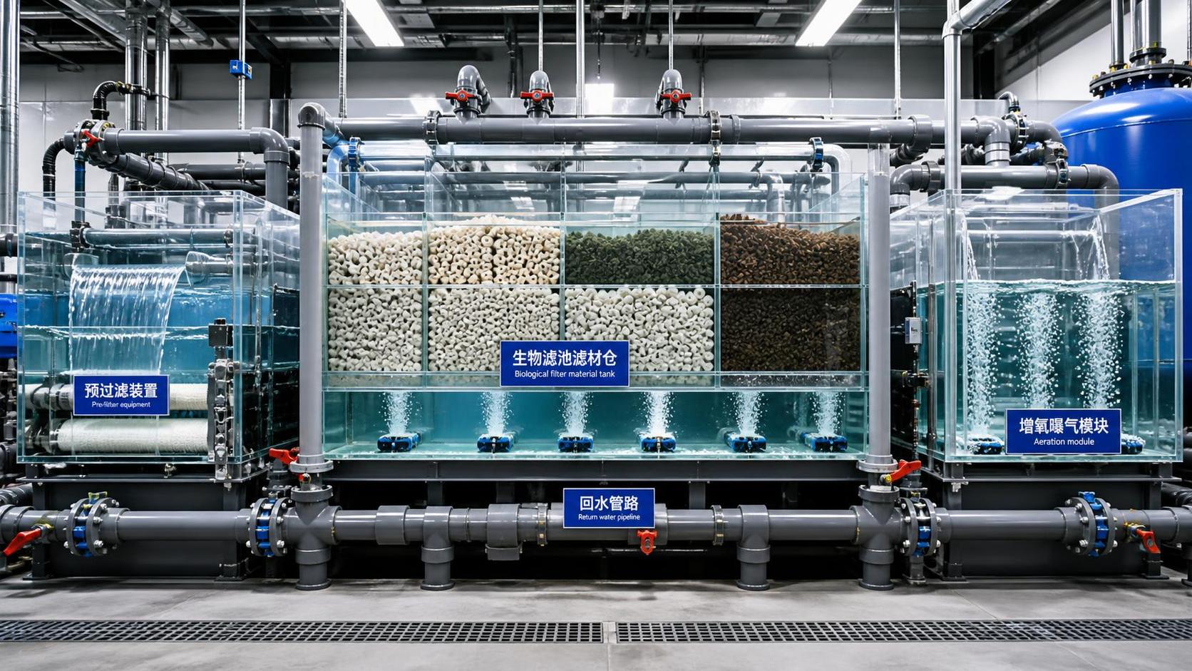 How Biological Aquarium Filtration Engineering Improves Water Stability in Large Systems How Biological Aquarium Filtration Engineering Improves Water Stability in Large Systems