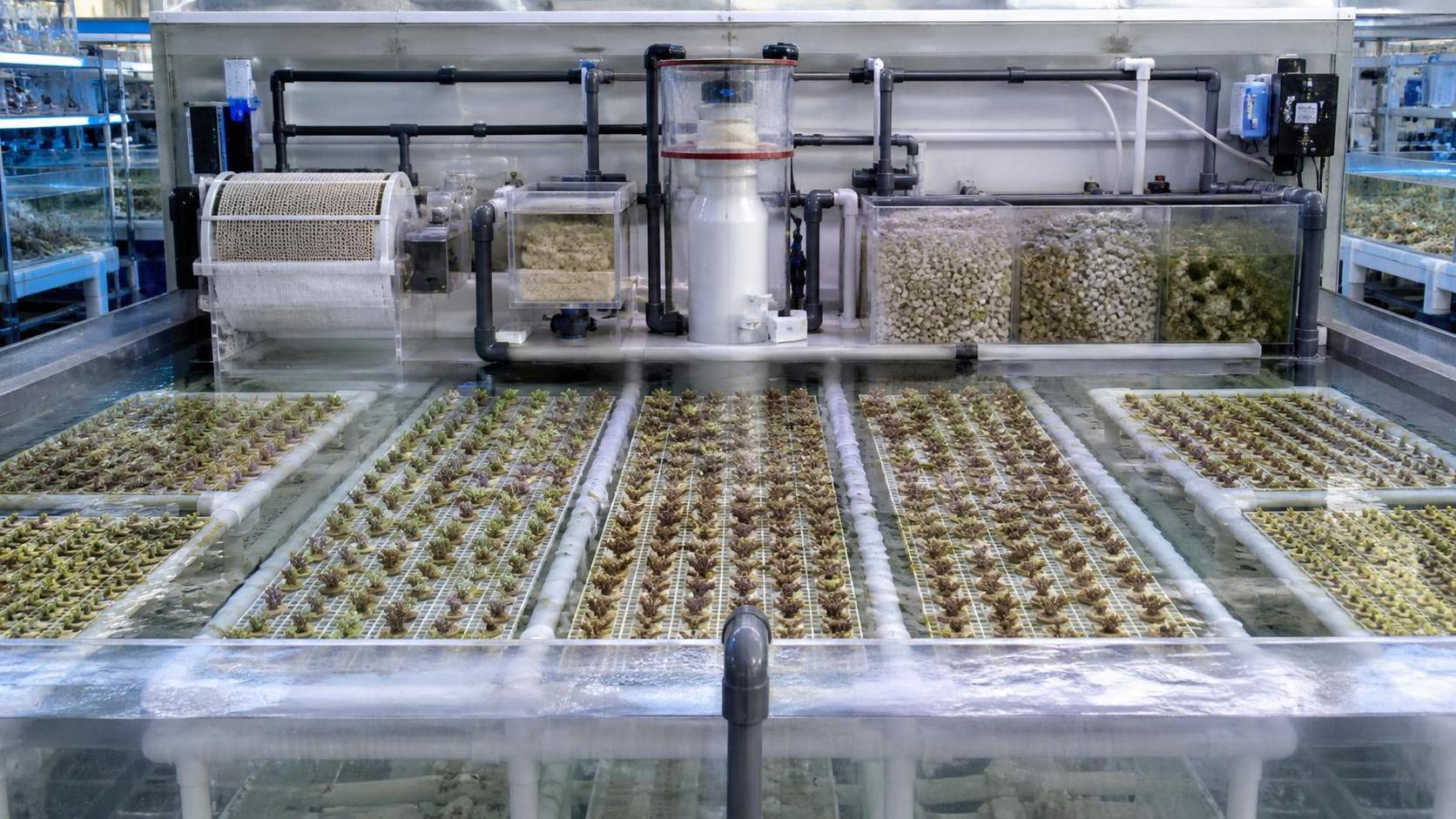 How to Select Filtration for Coral Nursery Systems Based on Frag Density and Water Load