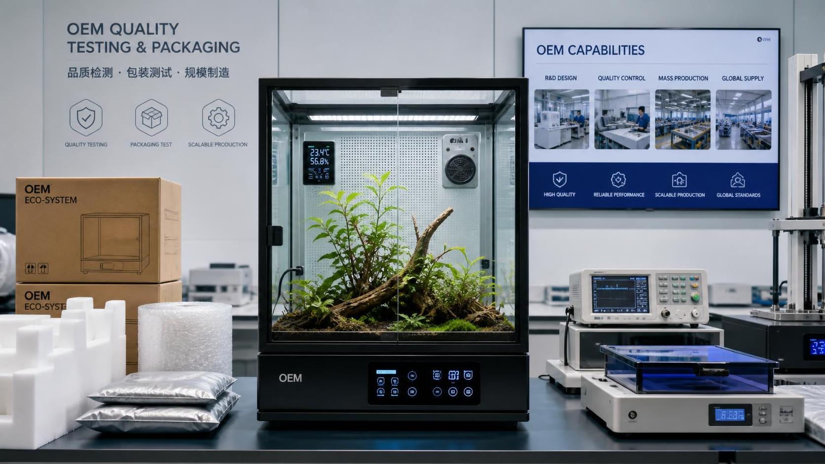 How to Evaluate a Smart Terrariums Manufacturer for OEM Quality and Scalability