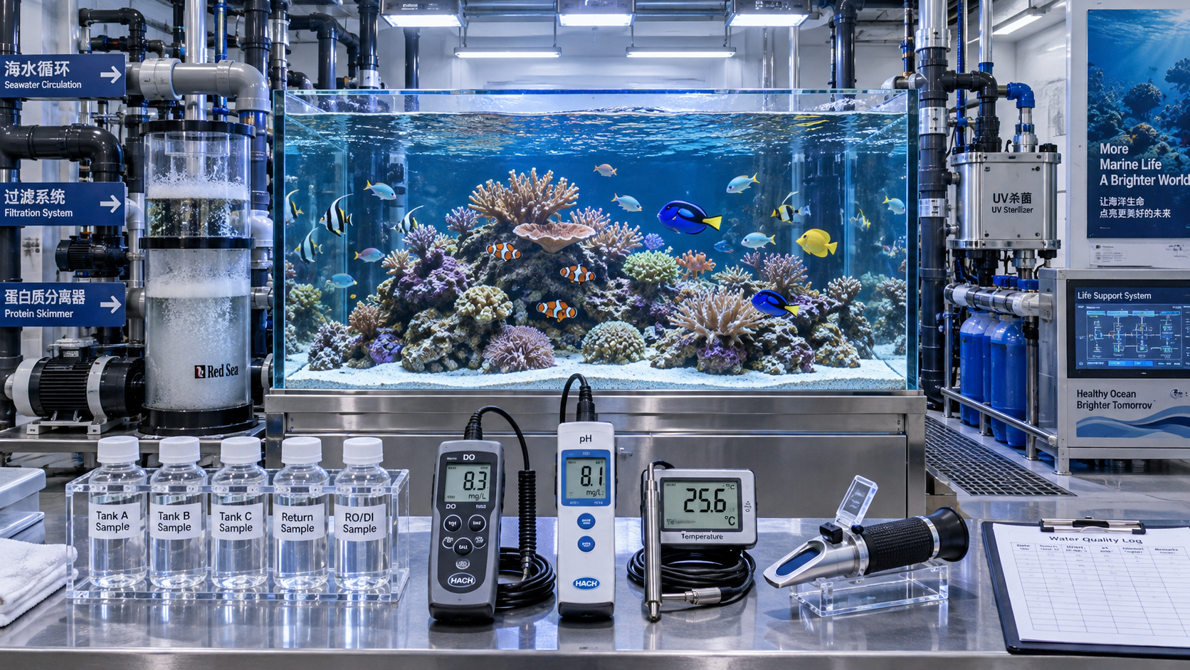 Which Water Quality Parameters Should Public Aquariums Check Daily?