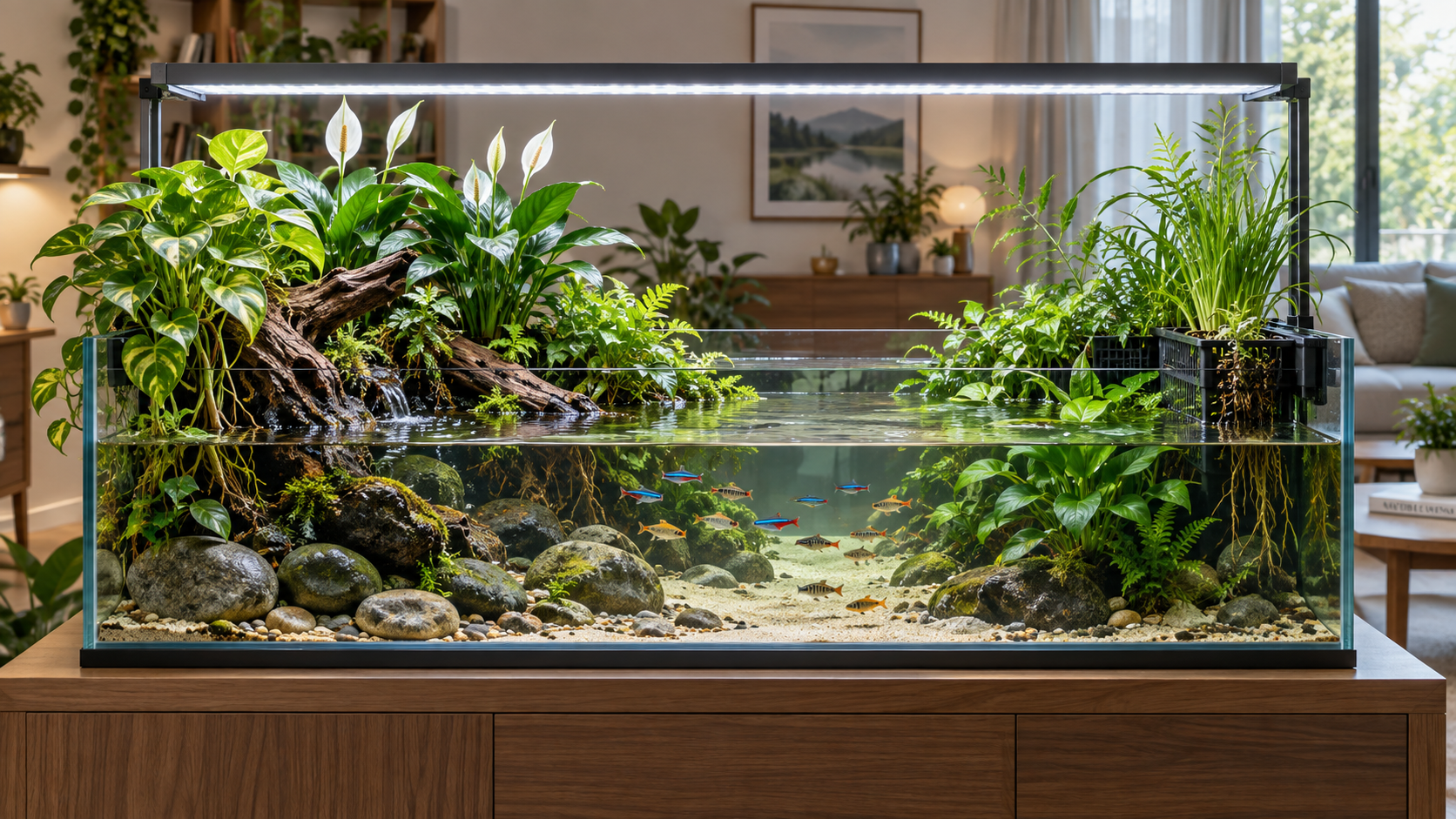 Choosing a Riparium Tank: Water Depth, Planting Space, and Access Choosing a Riparium Tank: Water Depth, Planting Space, and Access