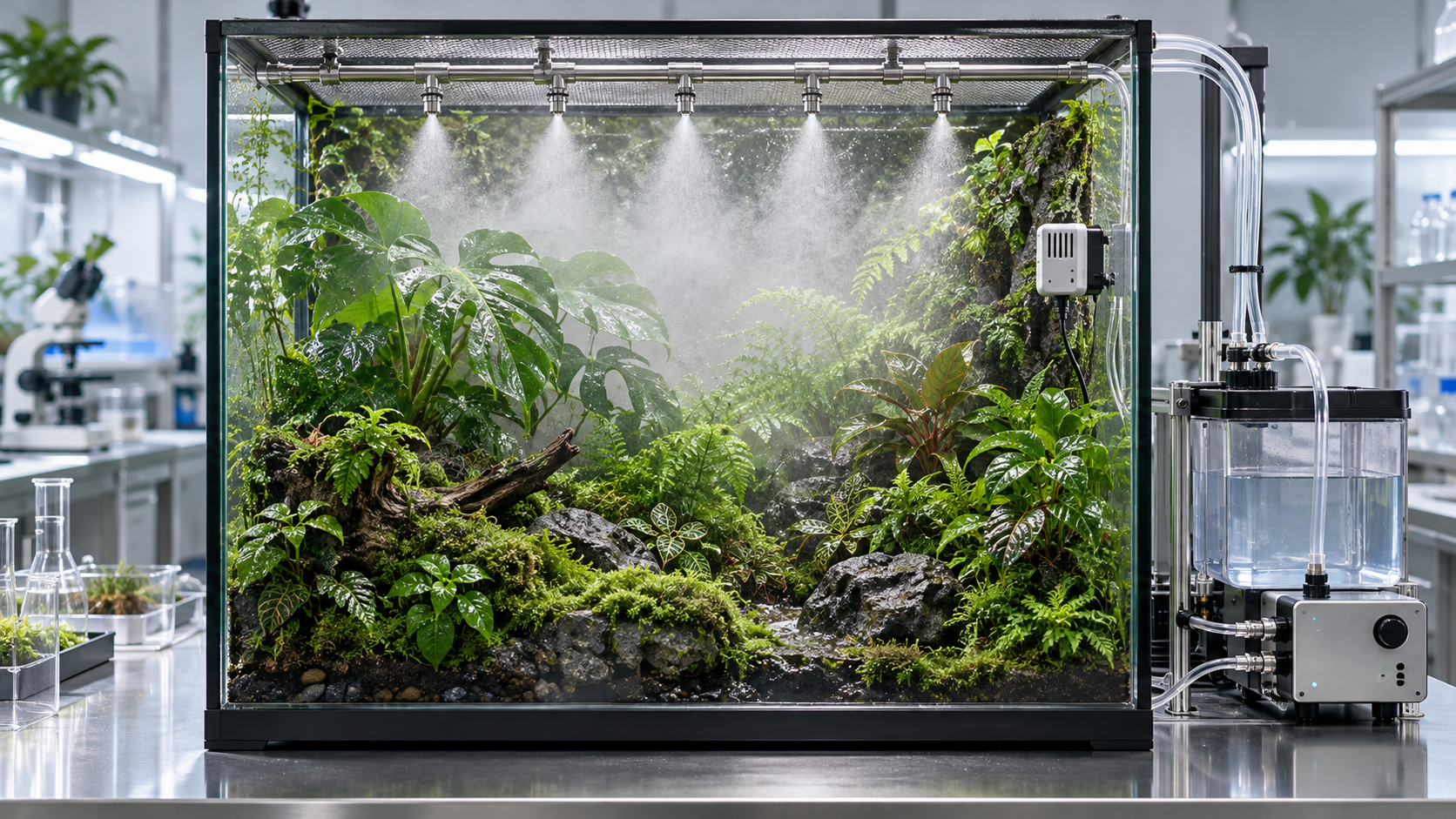 How to Specify an Automatic Misting Humidity System for Stable Terrarium Humidity How to Specify an Automatic Misting Humidity System for Stable Terrarium Humidity