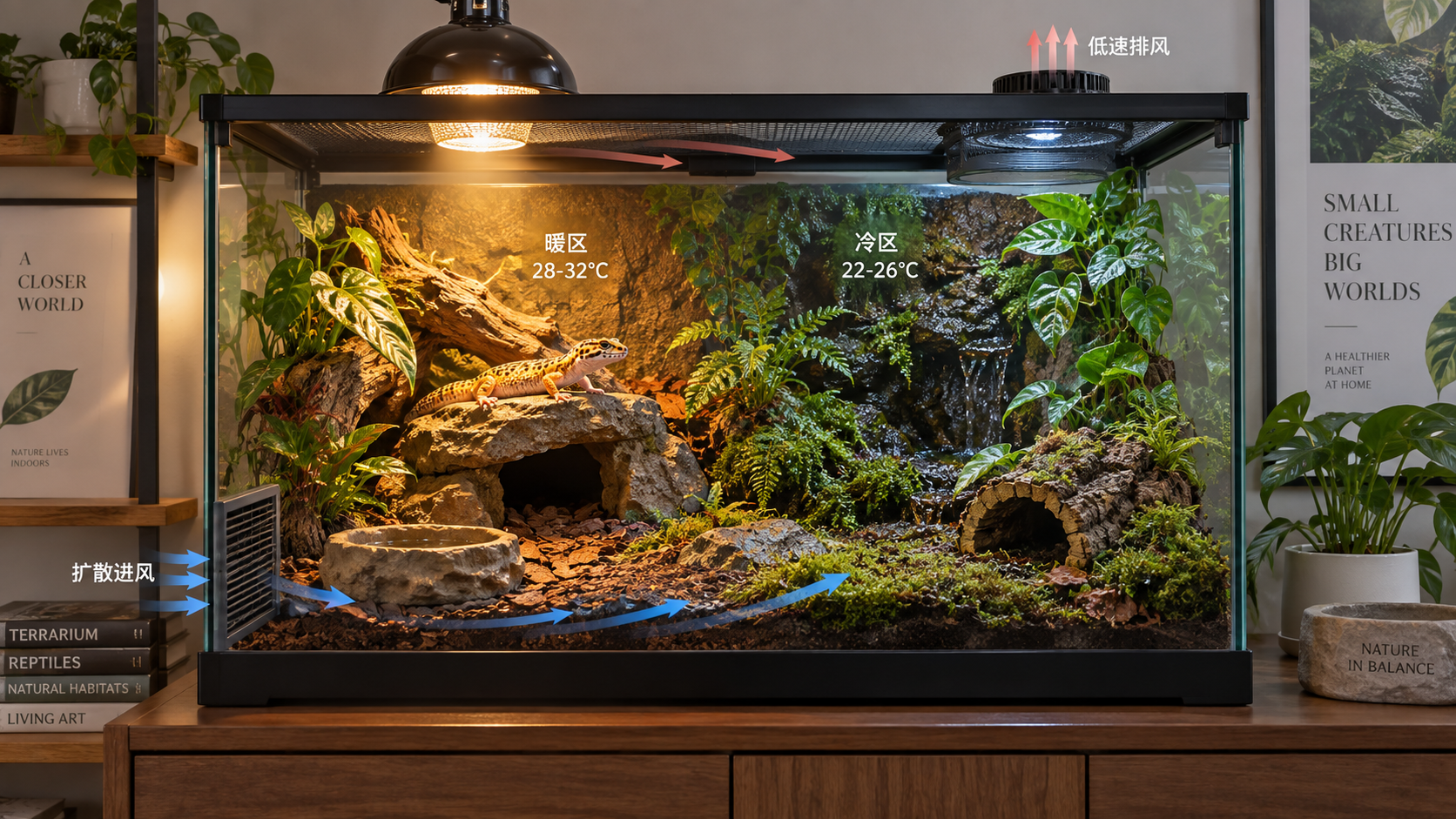 How to Design Ventilation for Exotic Pet Habitats Without Causing Heat Loss
