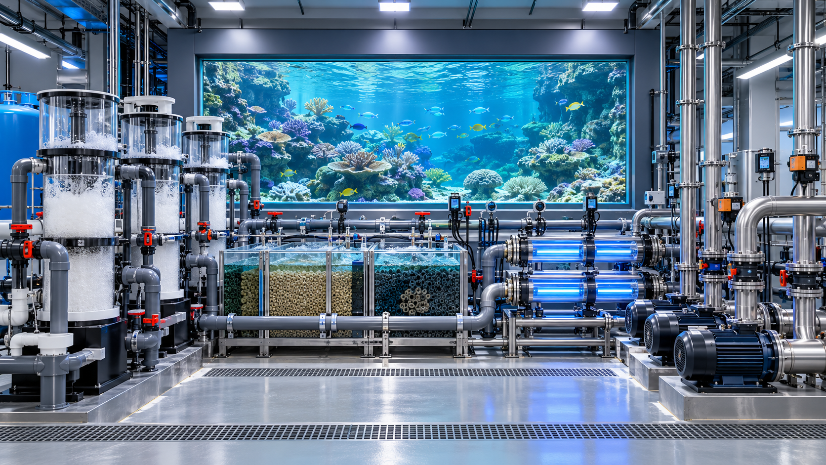 How to Plan Filtration, Life Support, and Staffing for Large Public Aquariums