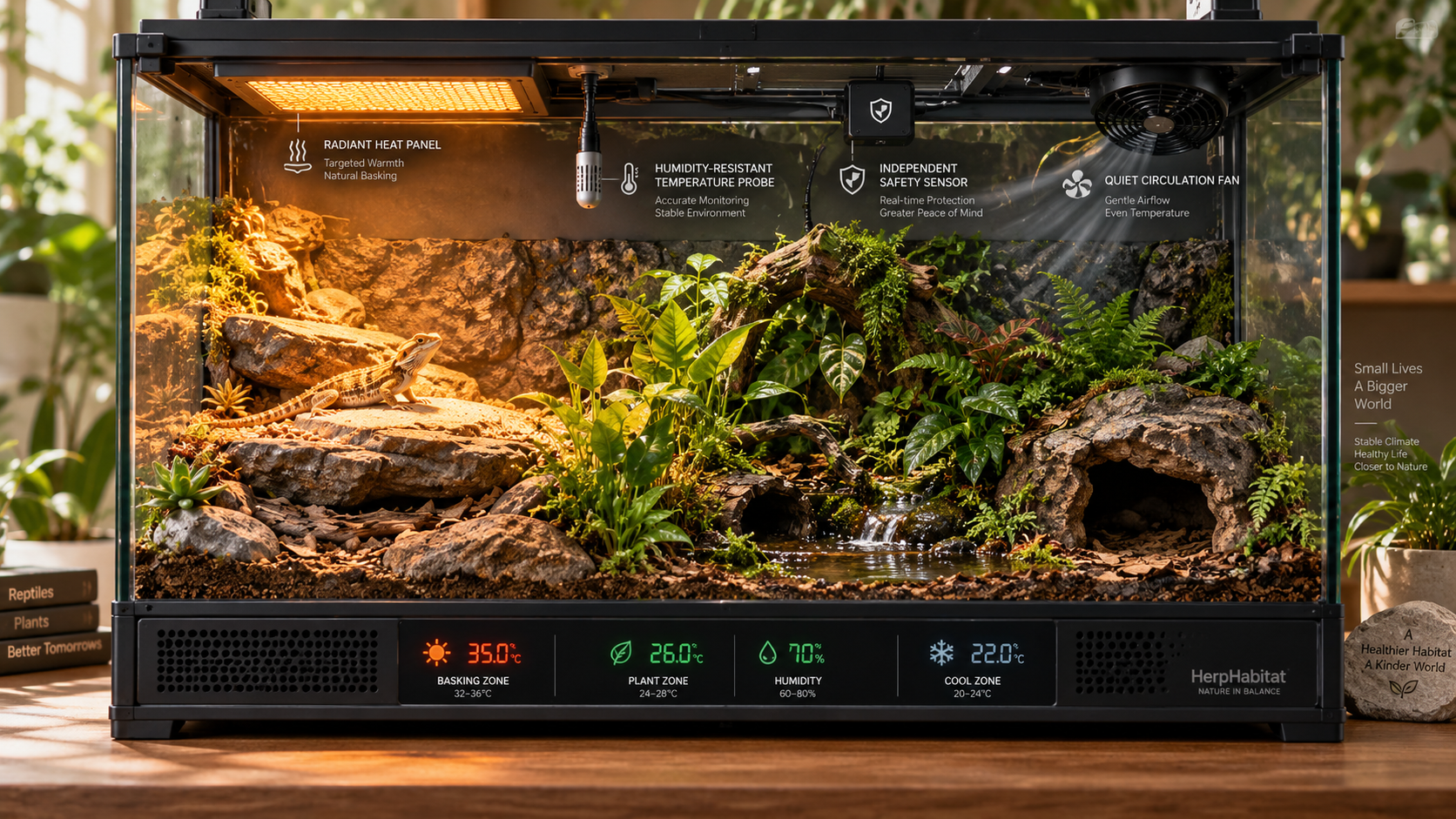 How to Specify Temperature Control for Automated Terrarium Systems How to Specify Temperature Control for Automated Terrarium Systems
