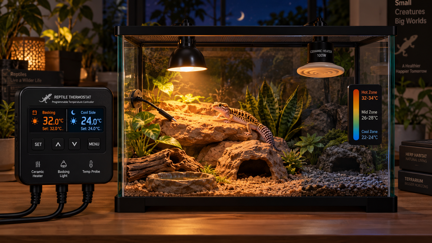 Choosing a Reptile Temperature Controller for Day-Night Heat Cycles Choosing a Reptile Temperature Controller for Day-Night Heat Cycles