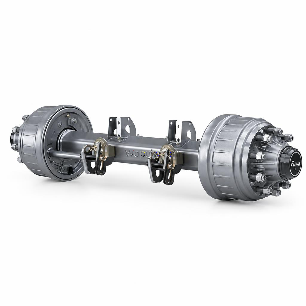 Fuwa 17 Ton Trailer Axle Heavy Duty Semi Trailer Axle Assembly