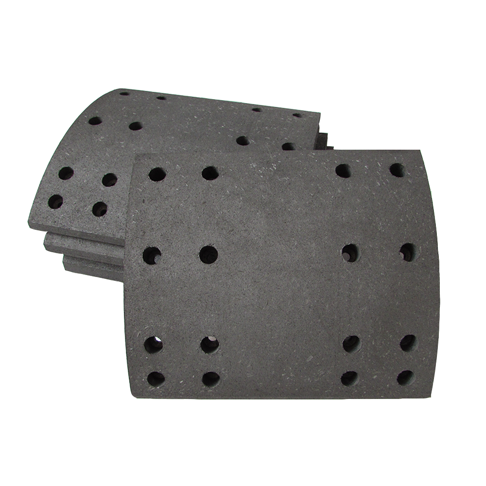 Garniture de frein 4551A pour système de frein à tambour d'essieu de remorque FUWA 16T