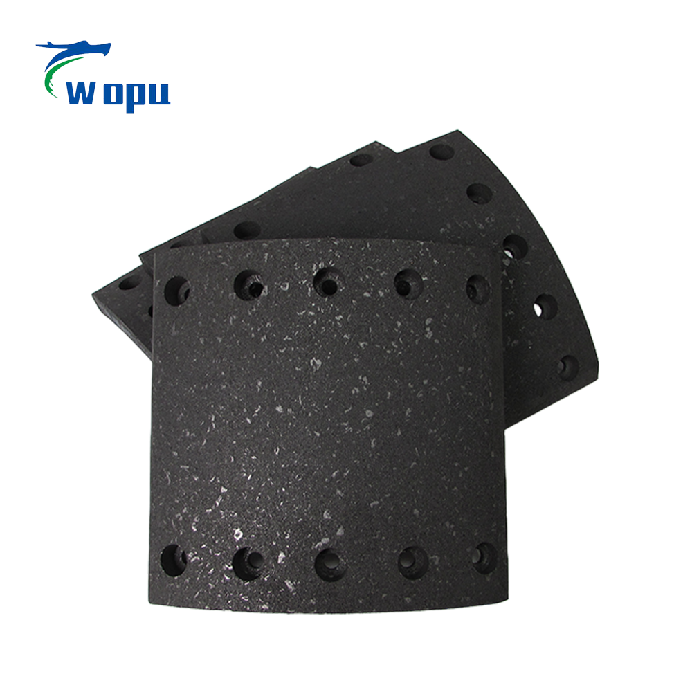 Mâchoire de garniture de frein à tambour BPW200 pour essieu de remorque SAF 15T système de freinage lourd