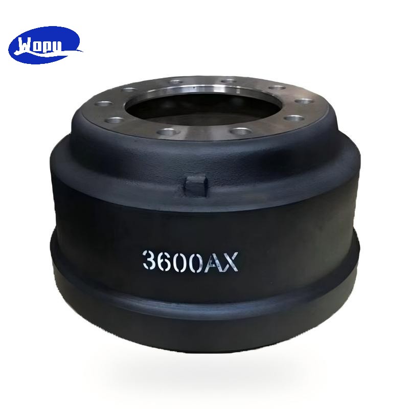 Tambour de frein 3600AX pour pièces de rechange du système de freinage des poids lourds et semi-remorques
