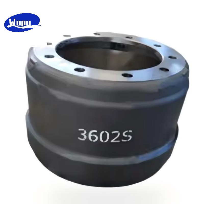 Tambour de frein 3602S pour pièces de remplacement du système de freinage des poids lourds