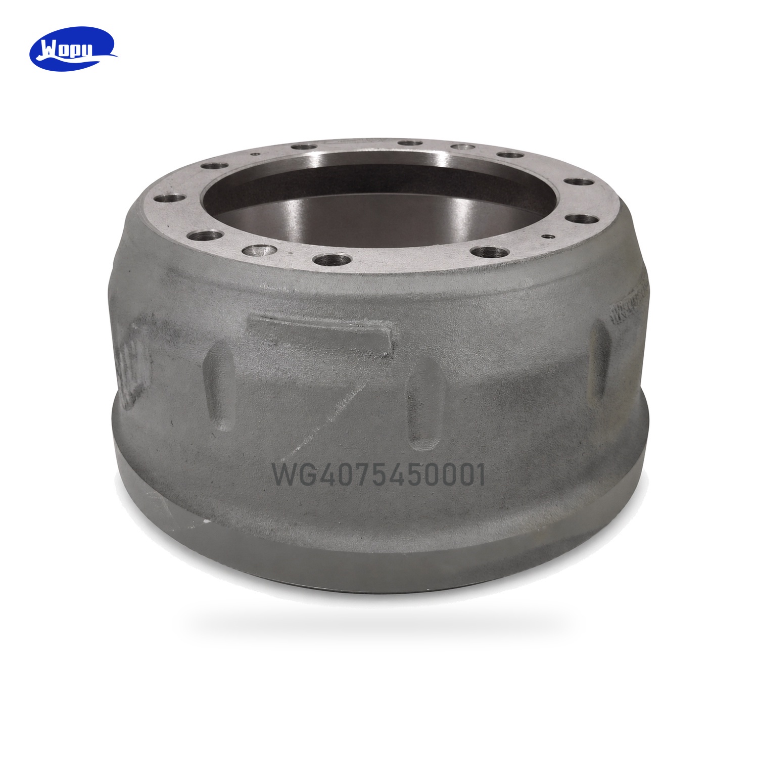Tambour de frein Sinotruk HOWO WG4075450001 pour pièces du système de freinage d’essieu de camion poids lourd