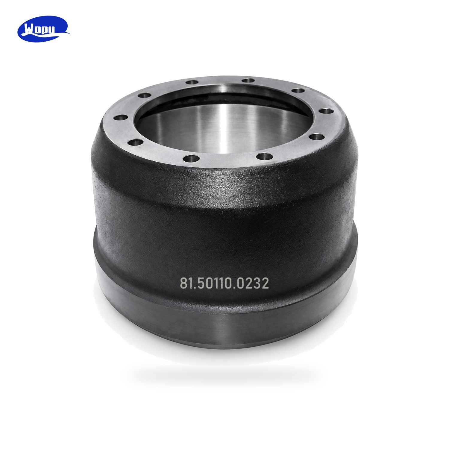 Tambour de frein 81.50110.0232 pour pièces de système de freinage de camions lourds de type MAN SHACMAN