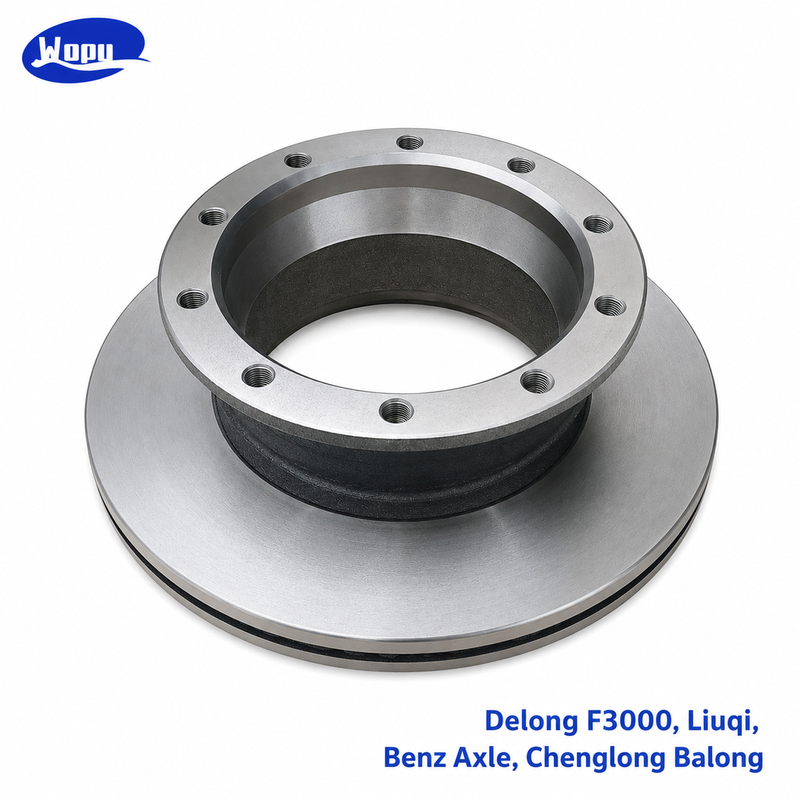 Disque de frein d’essieu pour camion poids lourd Delong F3000, Liuqi Chenglong Balong et Benz