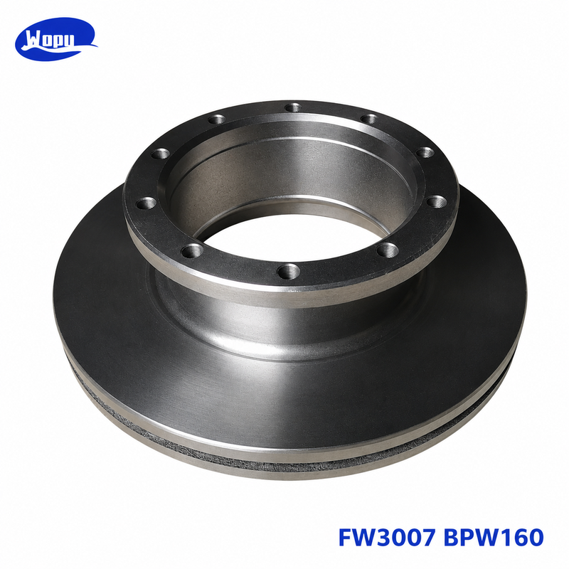 Disque de frein BPW160 FW3007, rotor de frein pour essieu de remorque de poids lourd