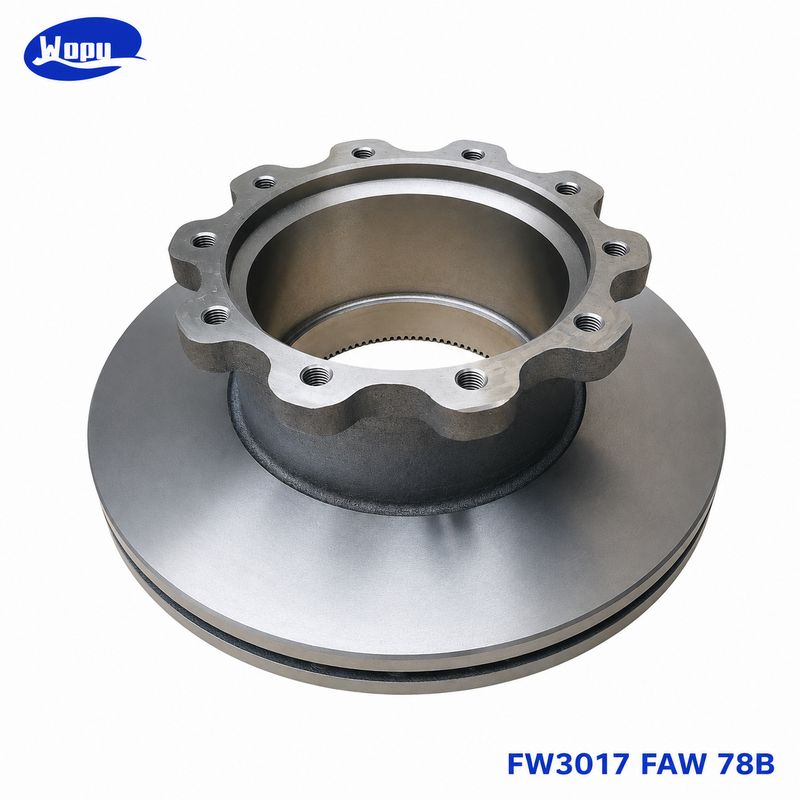 Disque de frein FAW 78B FW3017, rotor de frein pour camion, pièces d’essieu à frein à disque pour poids lourds