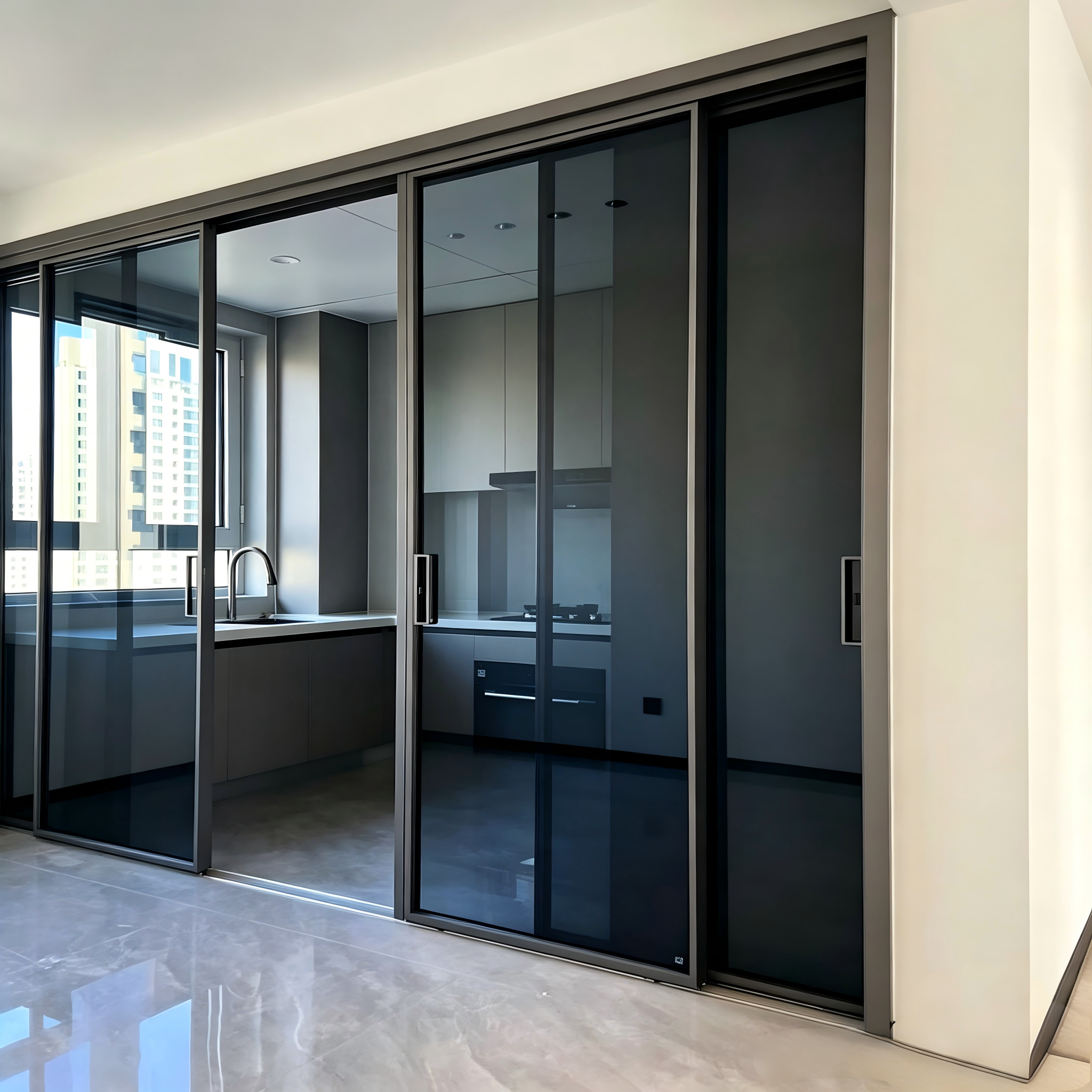 أبواب انزلاقية من الألومنيوم S105 a