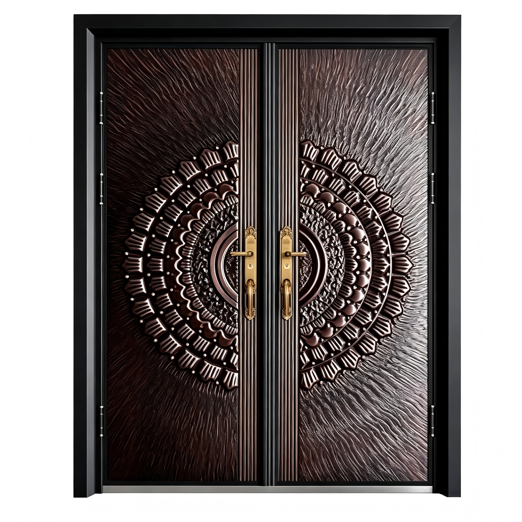 أبواب أمان خارجية فولاذية مزدوجة حديثة وفاخرة Big Doorsturkey