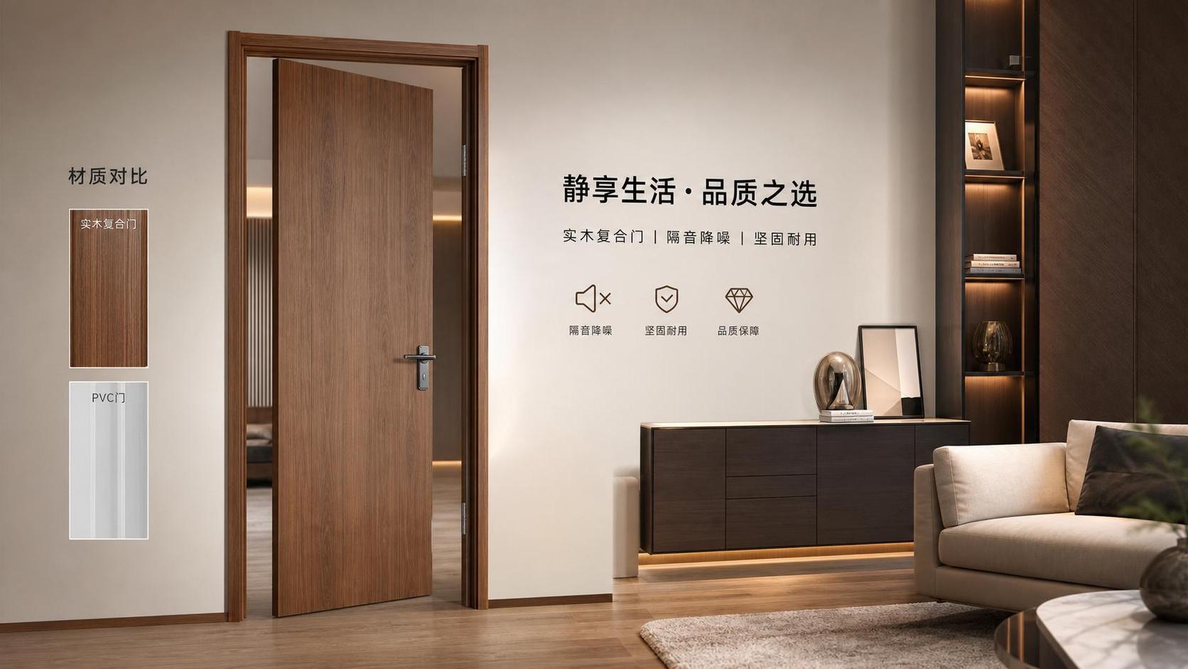 Modern Wooden Interior Room Door vs PVC Door: Which Suits Premium Interiors Better?