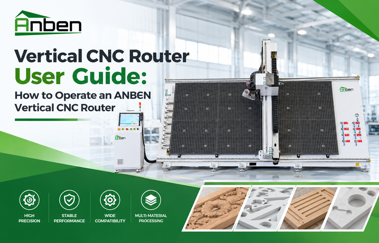 Vertical CNC Router User Guide How to Operate an ANBEN Vertical CNC Router