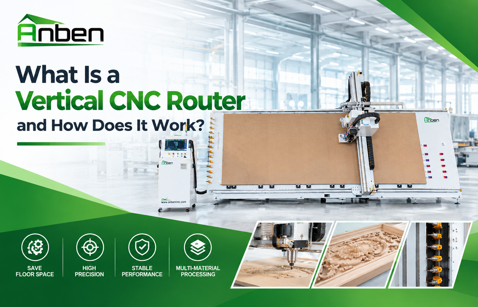 What Is a Vertical CNC Router and How Does It Work