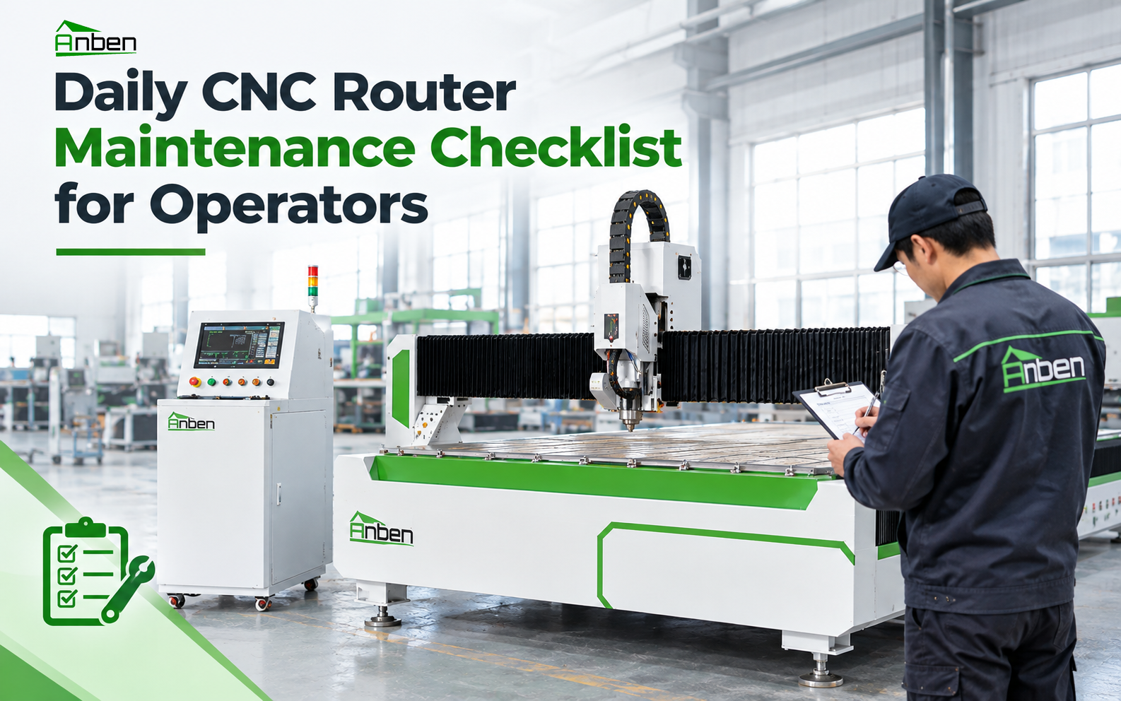 Daily CNC Router Maintenance Checklist for Operators Daily CNC Router Maintenance Checklist for Operators