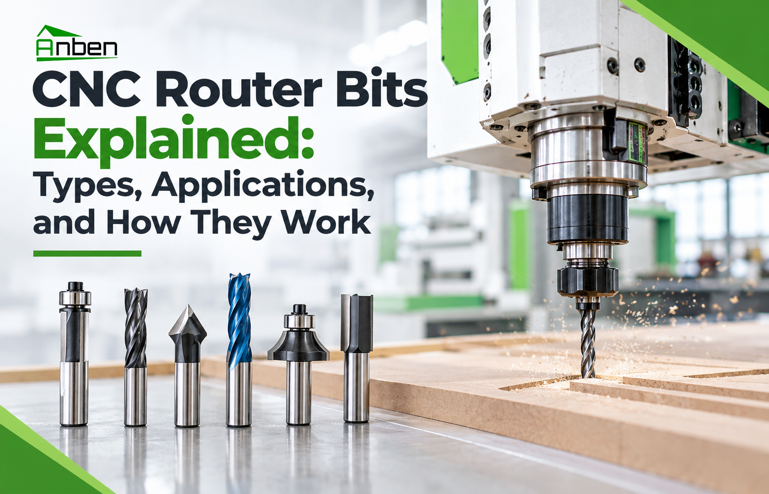 CNC Router Bits Explained: Types, Applications, and How They Work CNC Router Bits Explained: Types, Applications, and How They Work